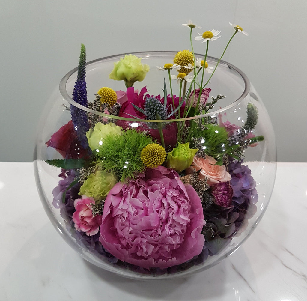 Flowers in a Bowl - Lou Flower Studio
