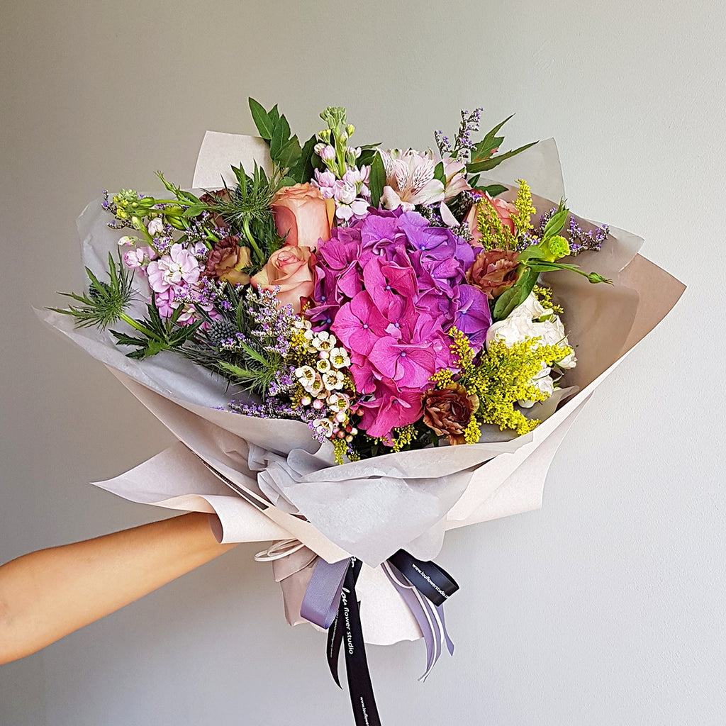 Dreamy Hydrangea Bouquet - Lou Flower Studio
