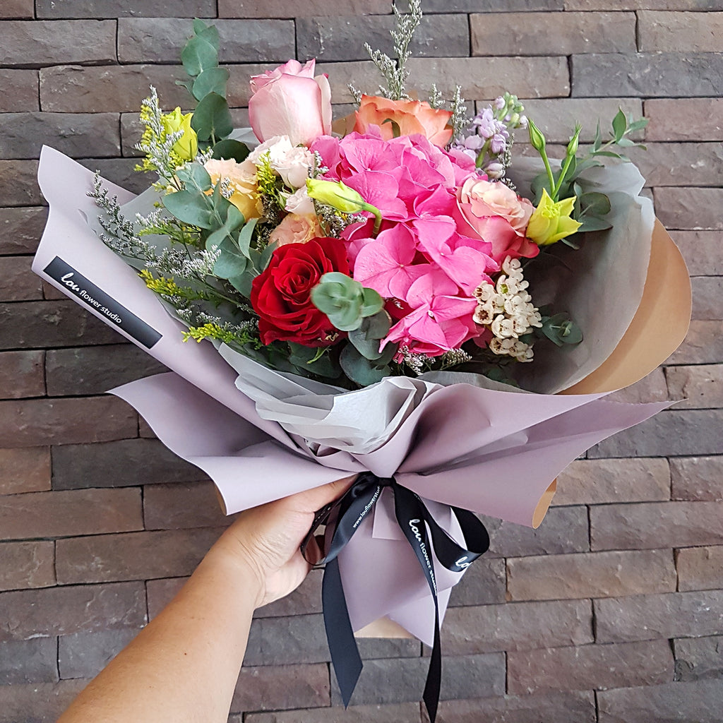 Dreamy Hydrangea Bouquet - Lou Flower Studio