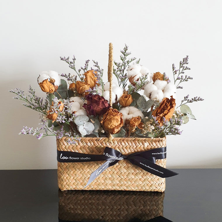 A Basket of Fluffies - Lou Flower Studio