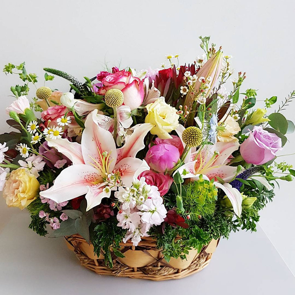Oversized Garden Basket - Lou Flower Studio