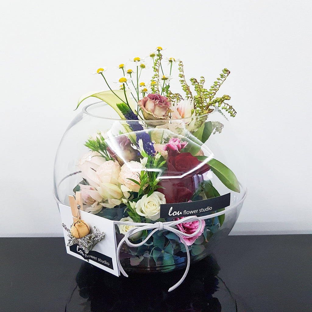 Flowers in a Bowl - Lou Flower Studio