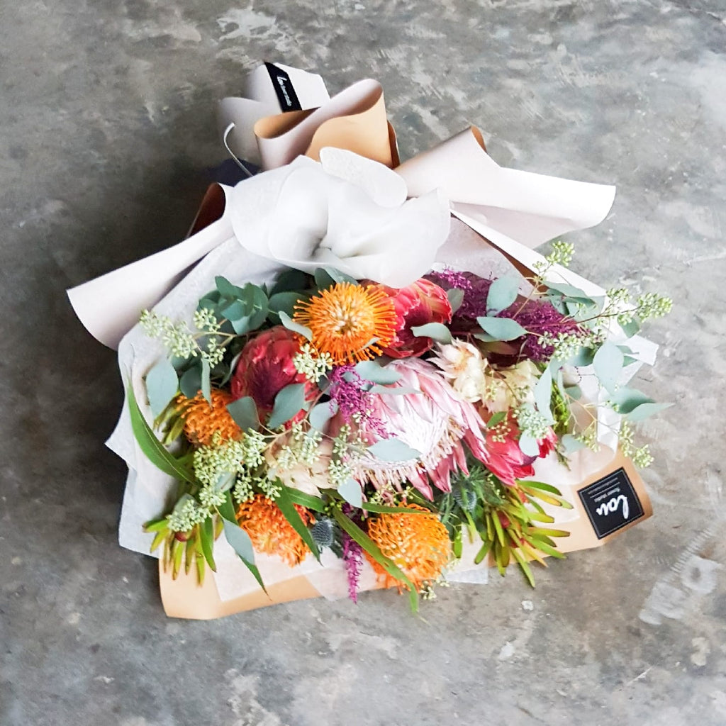 King Protea Bouquet - Lou Flower Studio