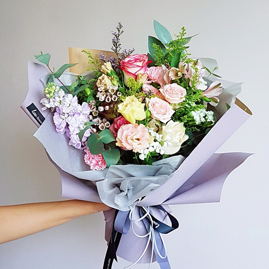 Pastel Garden Bouquet - Lou Flower Studio